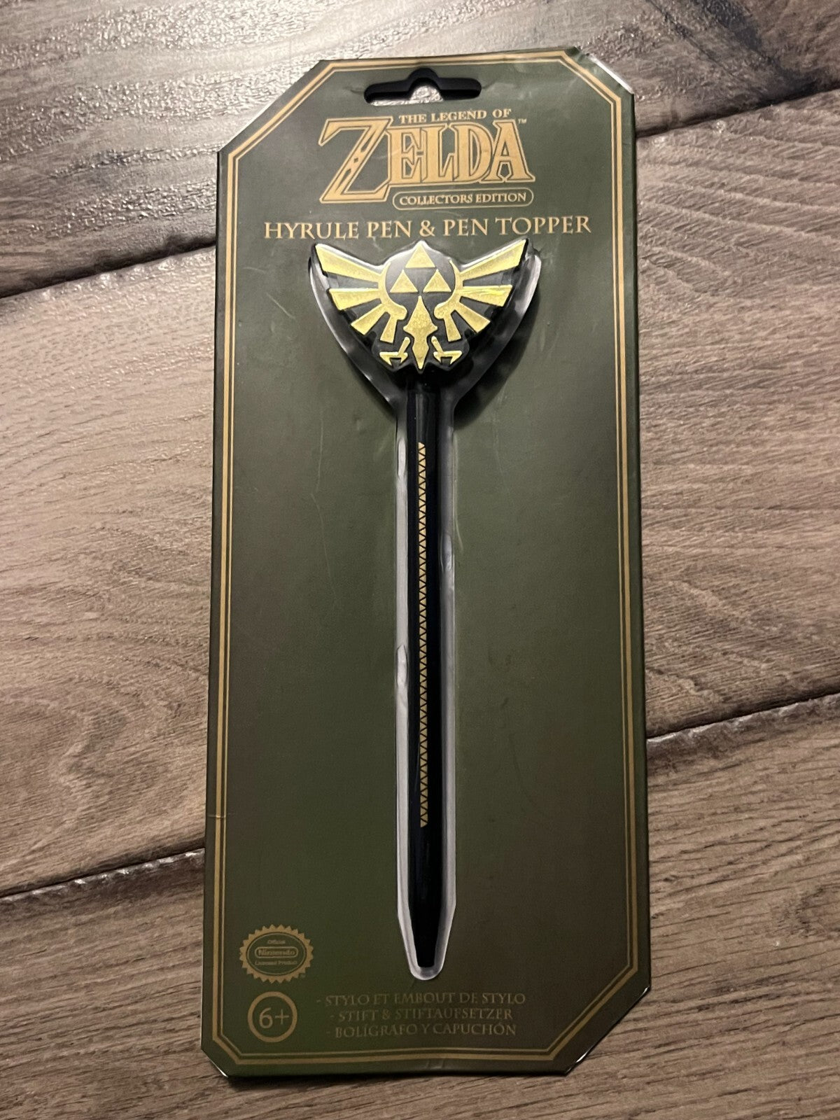 The Legend of Zelda Hyrule Writing Pen & Topper Collectors Edition Nintendo NEW