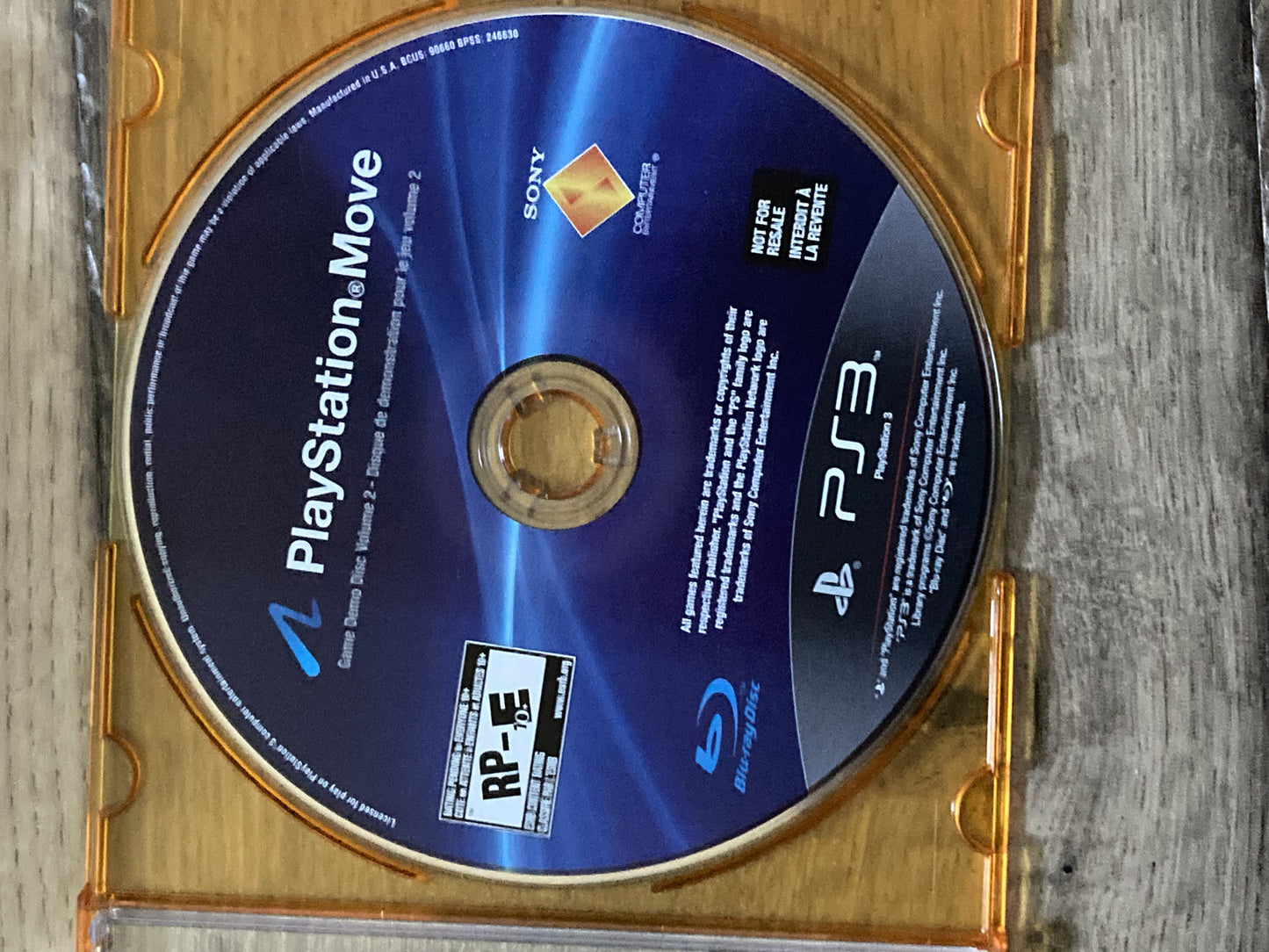 PlayStation Move Demo Disc Volume 2 PS3 10 Game Demos DISC ONLY