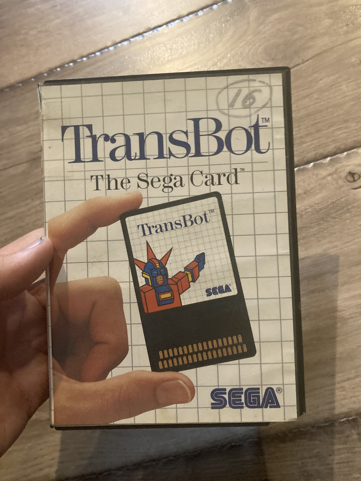 Transbot (Sega Master System, 1986) ARTWORK ONLY