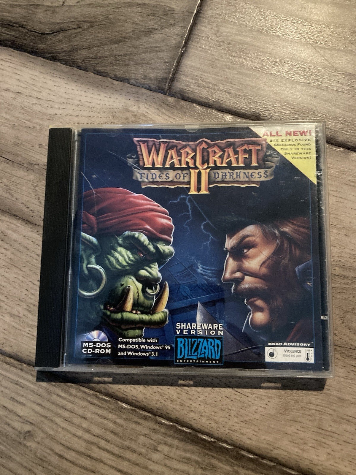 WarCraft II: Tides of Darkness - Shareware Version (PC CD-ROM, 1996) CIB