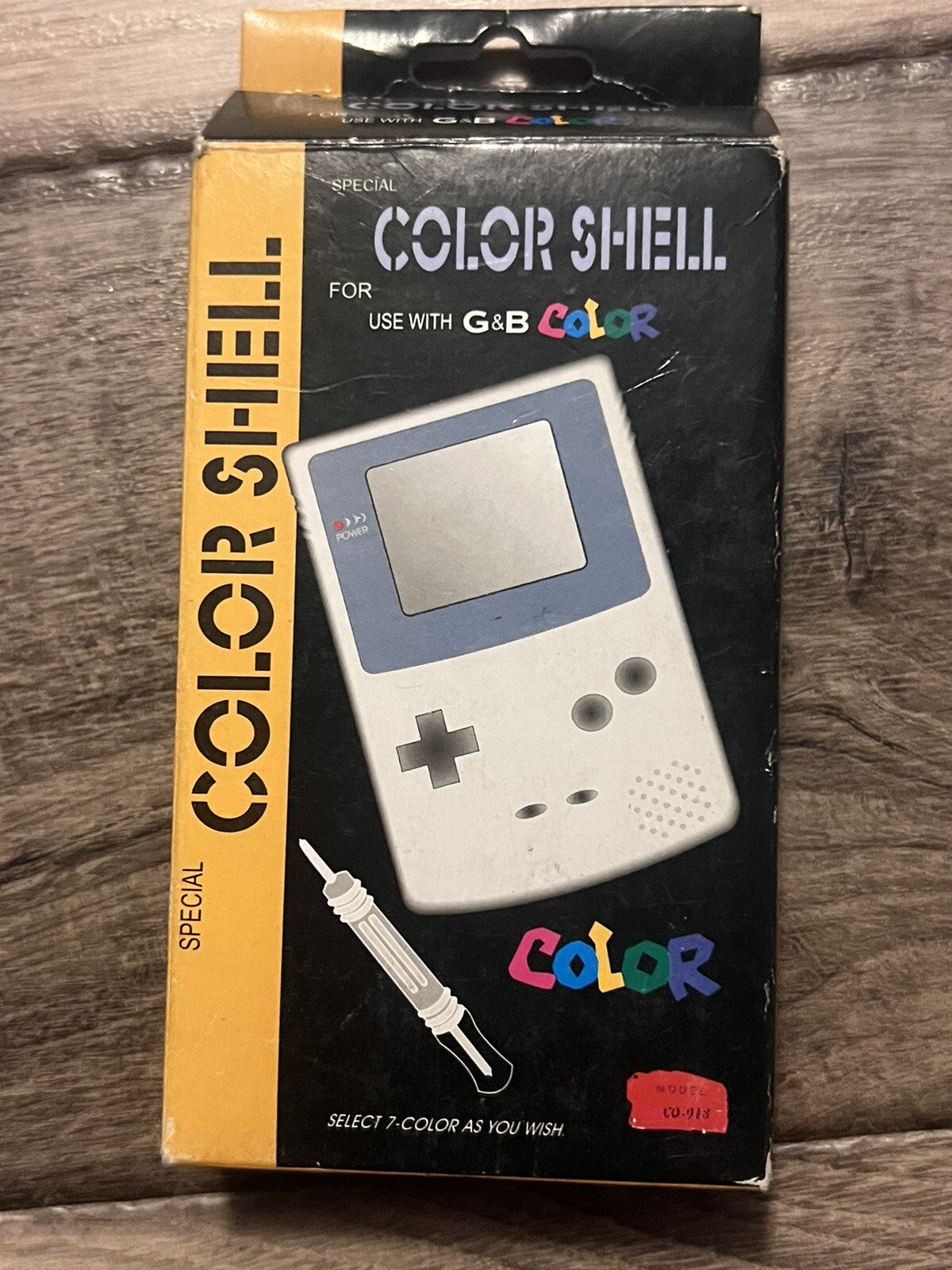 Game Boy Color Replacement Shell Clear Atomic Purple CIB UNBRANDED