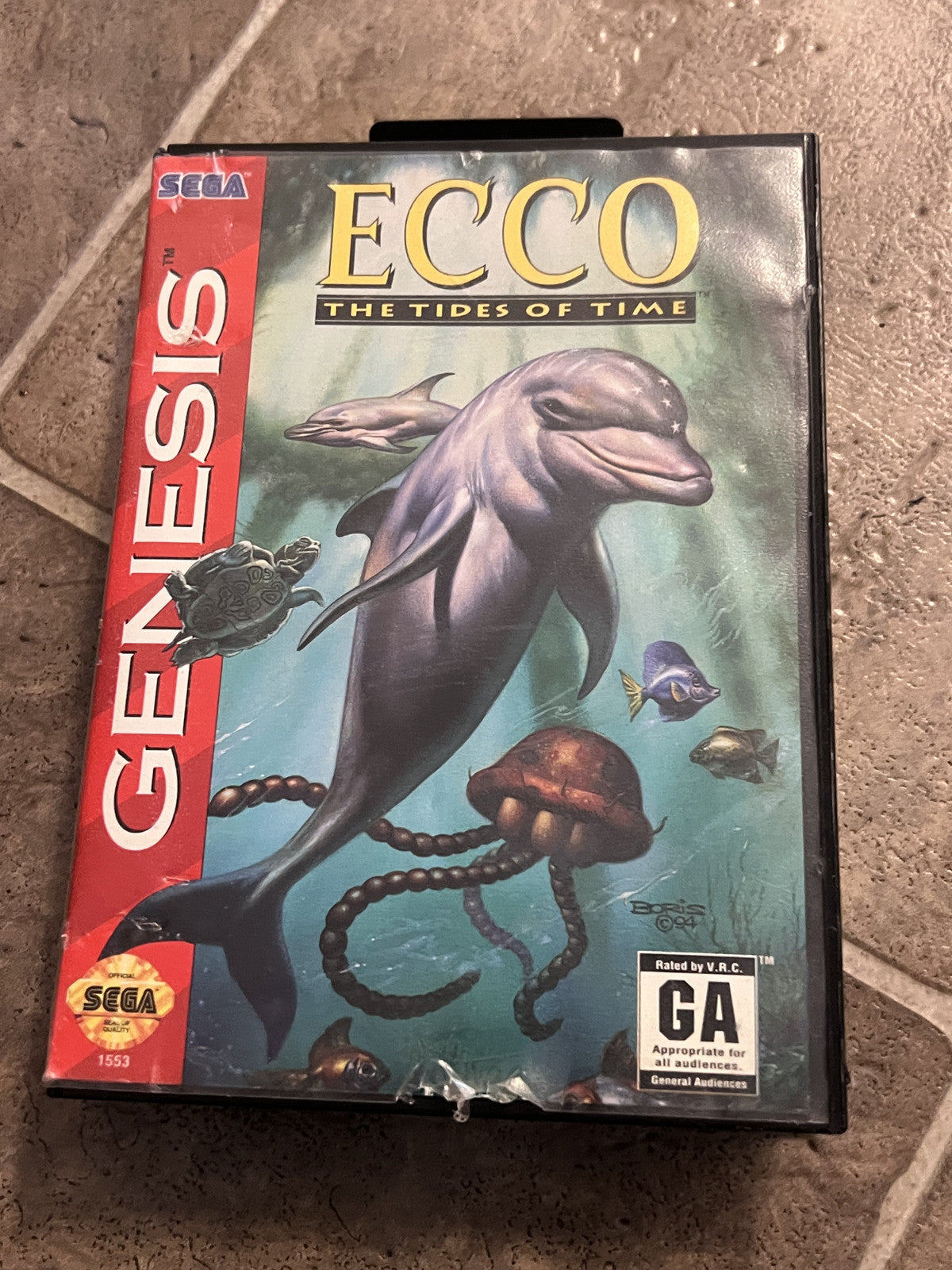 Ecco The Tides of Time (Sega Genesis, 1994) CIB COMPLETE