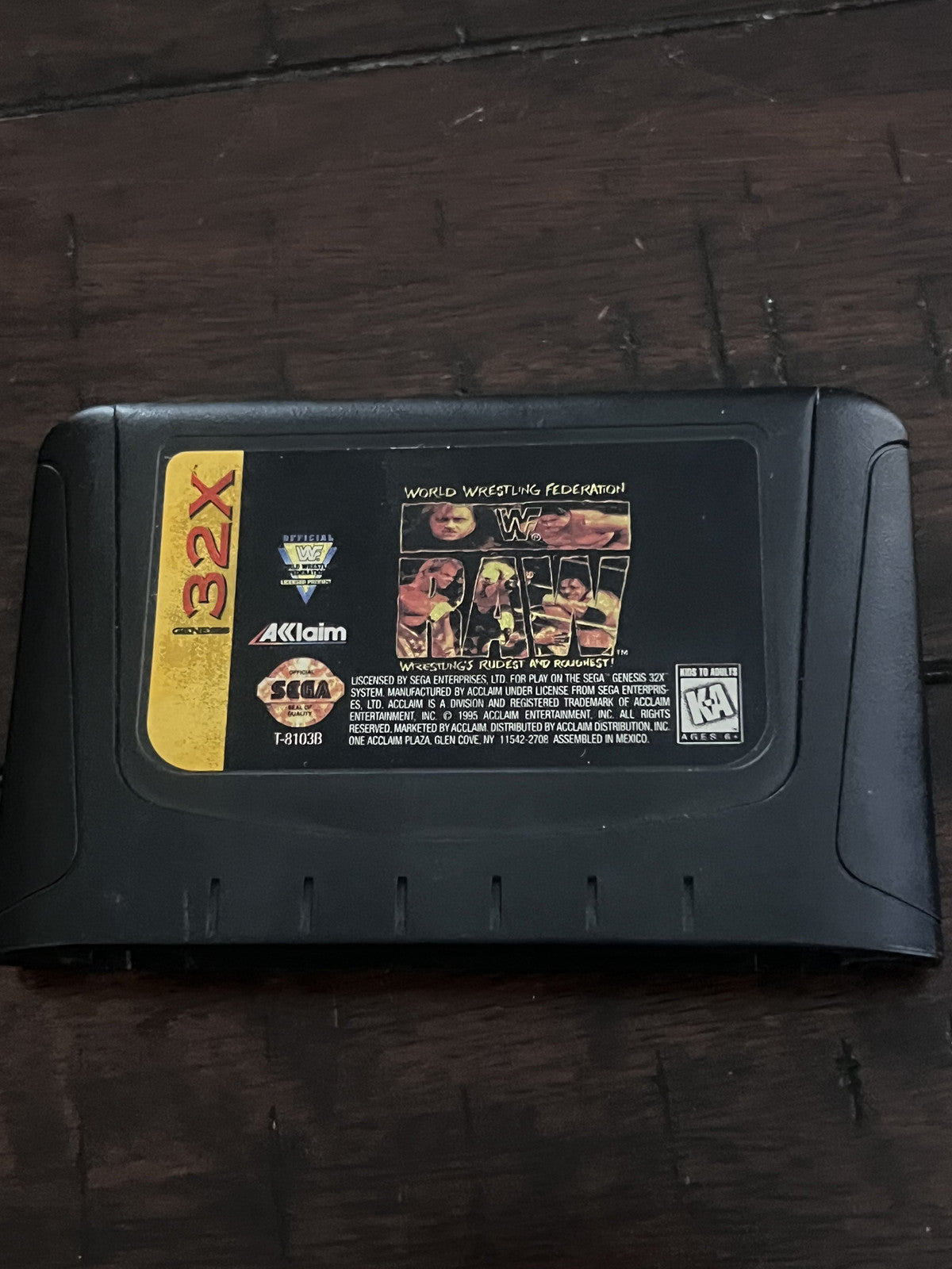 WWF Raw (Sega 32X, 1995) CART ONLY