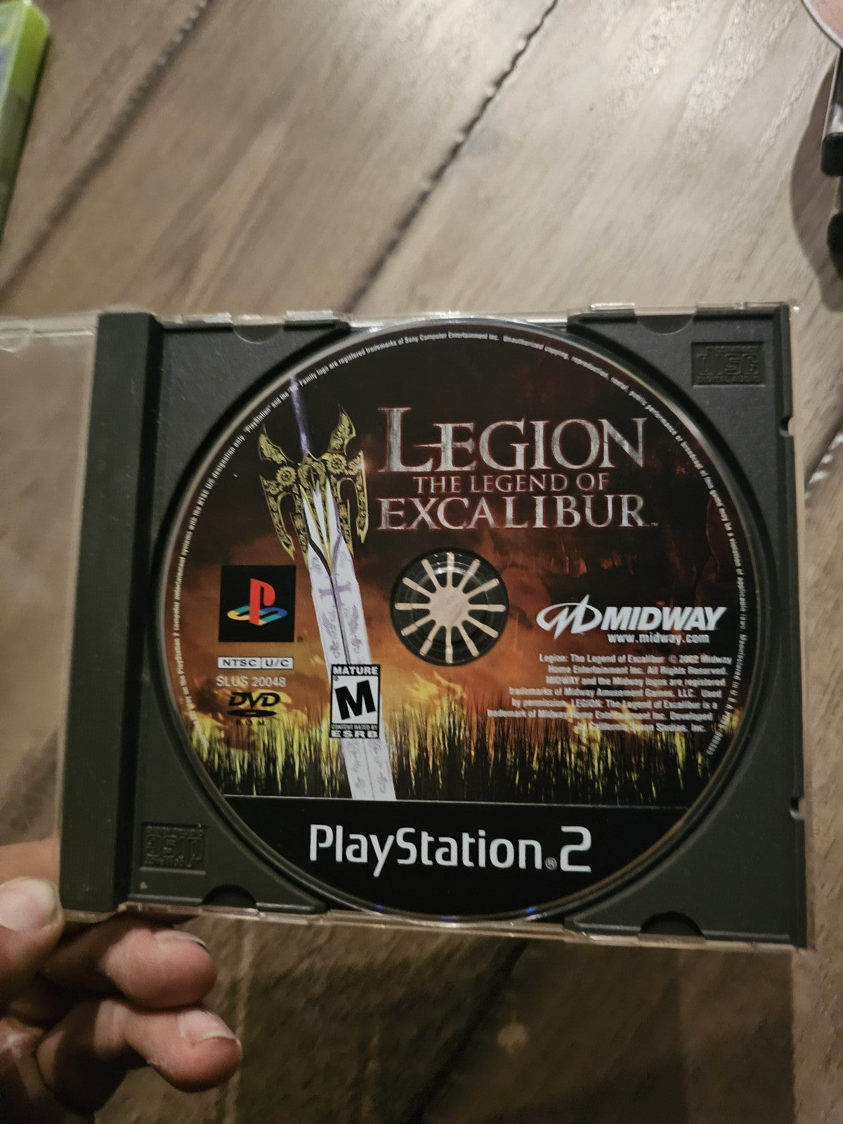Legion Legend of Excalibur (Sony Playstation 2 PS2, 2002) DISC ONLY