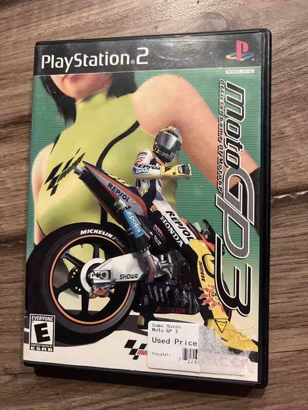 MotoGP 3 (Sony Playstation 2, 2003) CIB