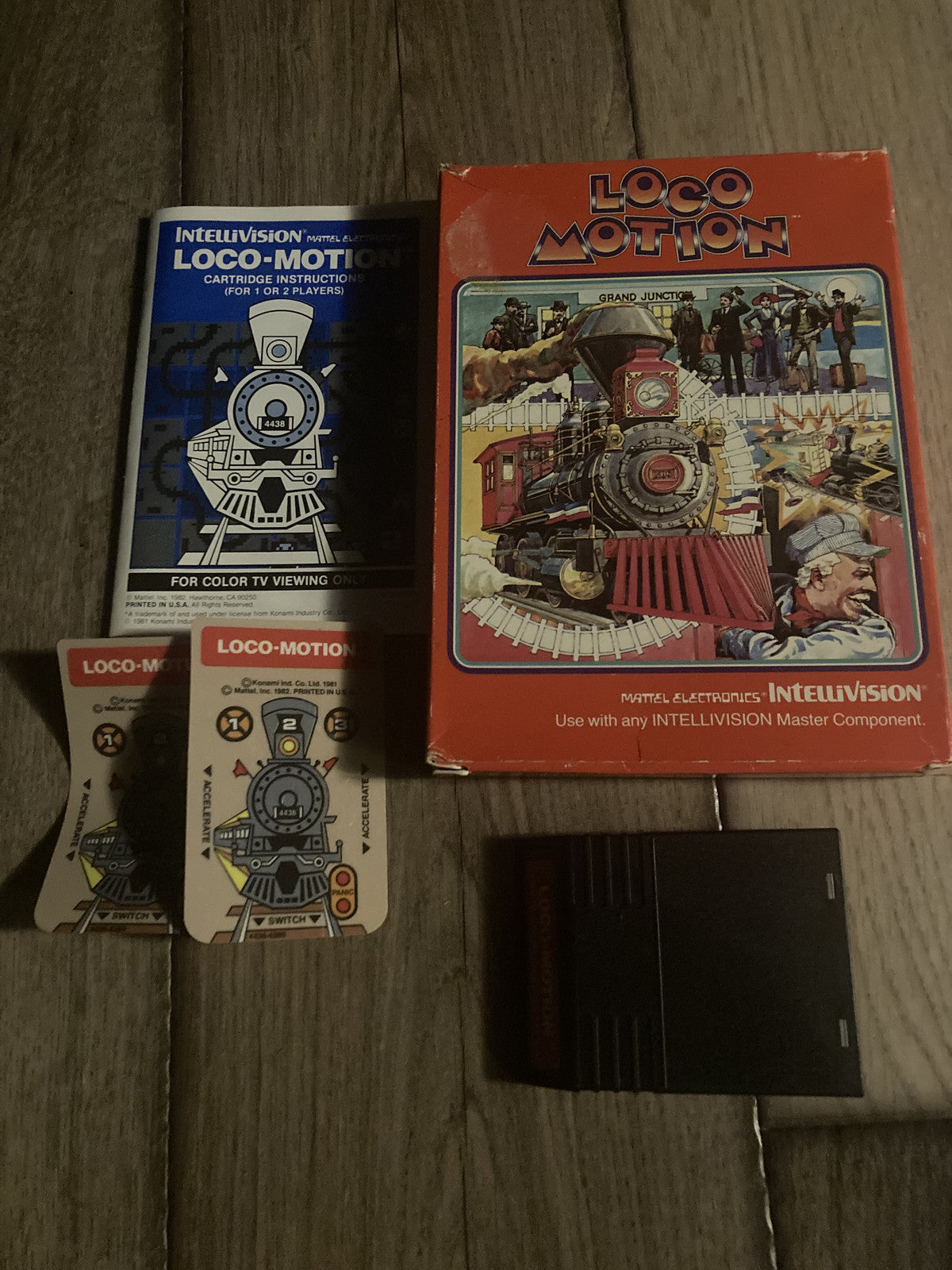 Loco-Motion (Intellivision, 1982) CIB COMPLETE
