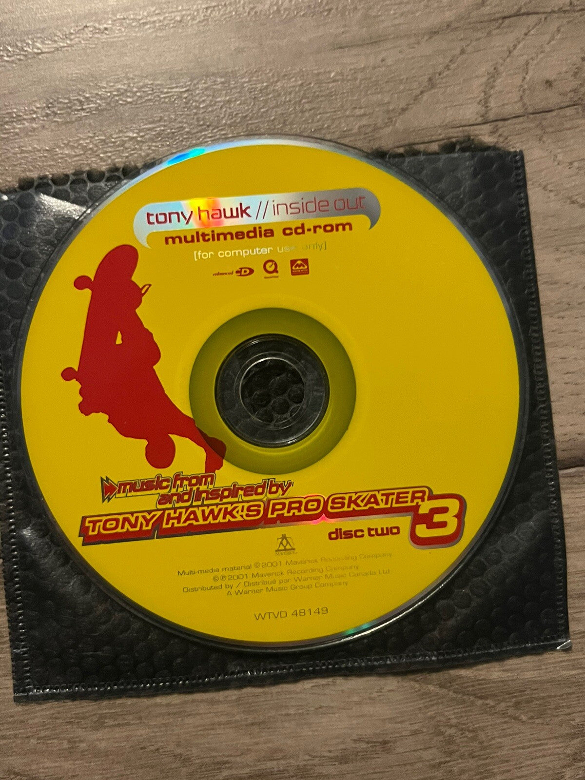 Music From And Inspired By Tony Hawk's Pro Skater 3 Disc 2 Only