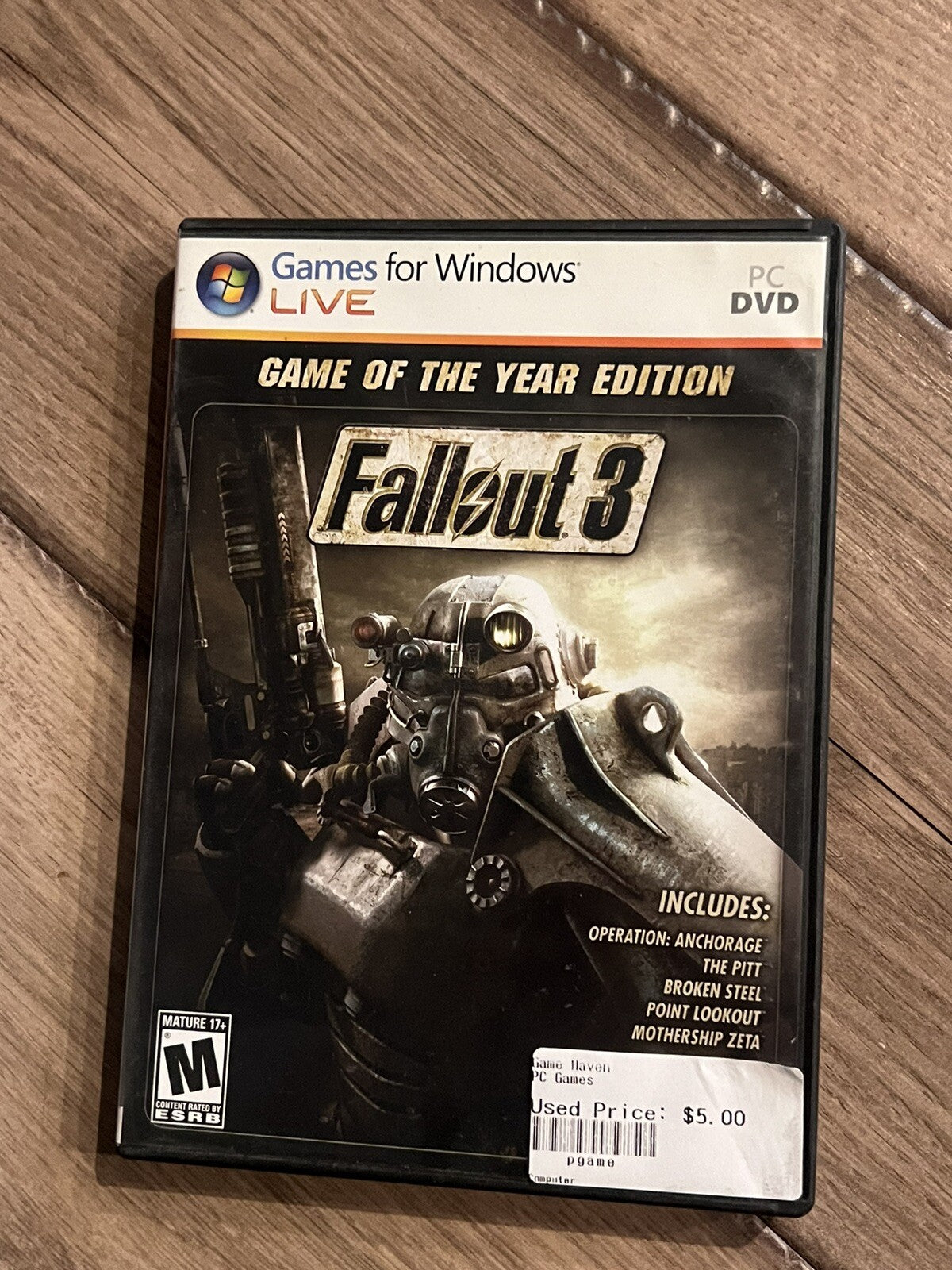 Fallout 3: Game Of The Year Edition GOTY (Windows PC DVD-ROM, 2009) CIB COMPLETE