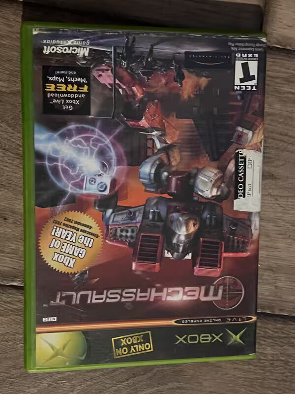 MechAssault (Microsoft Xbox, 2002) NO MANUAL