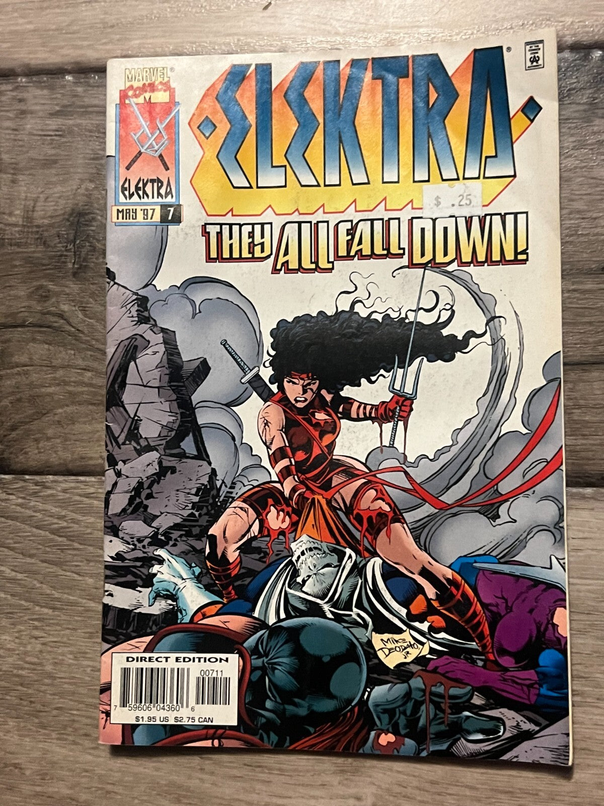Elektra: They All Fall Down #7 1996