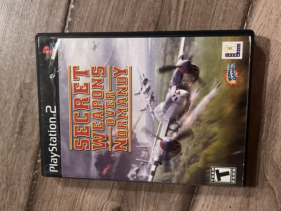 Secret Weapons Over Normandy (Sony Playstation 2, 2003) CIB