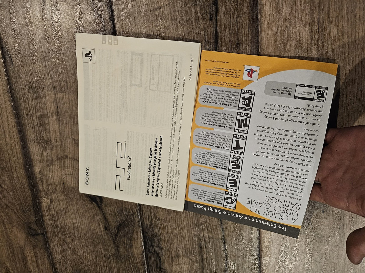 Sony PS2 Instruction Manual For Console Only SCPH-90001