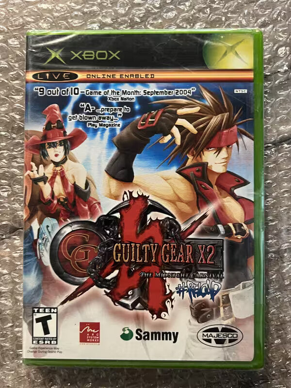 Guilty Gear X2: The Midnight Carnival #Reload (Microsoft Xbox, 2004) NEW SEALED