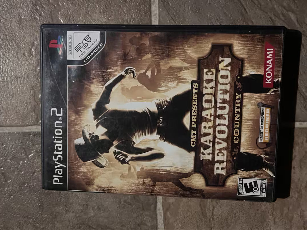 Karaoke Revolution Country (Sony Playstation 2 PS2, 2006) CIB COMPLETE