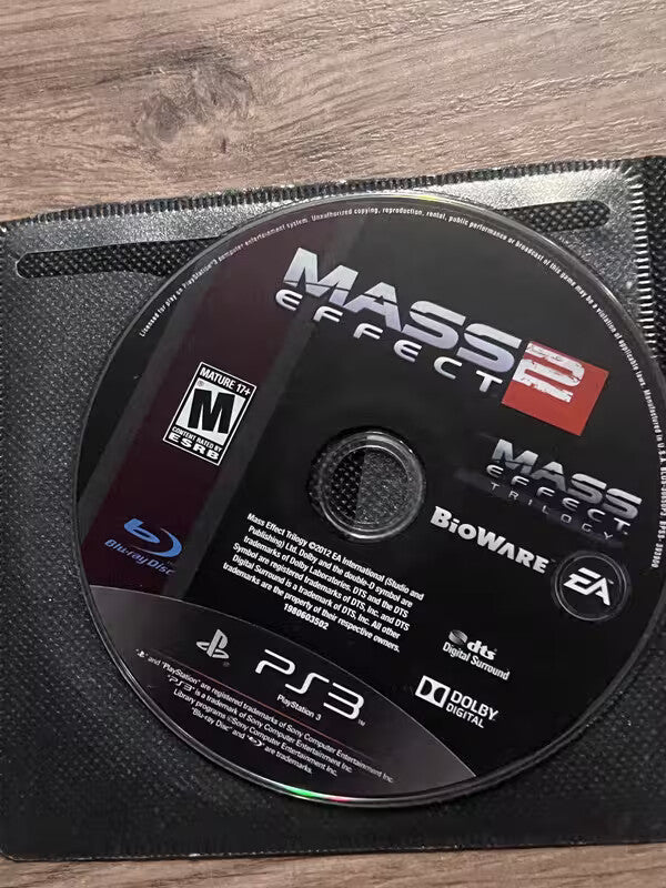 Mass Effect 2: Trilogy (Sony Playstation 3, 2011) DISC ONLY