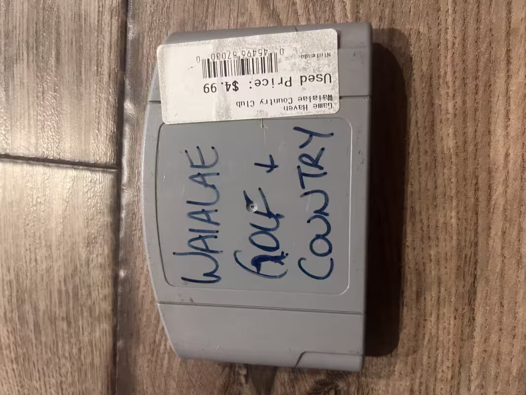 Waialae Country Club (Nintendo 64, 1998) CART ONLY NO LABEL