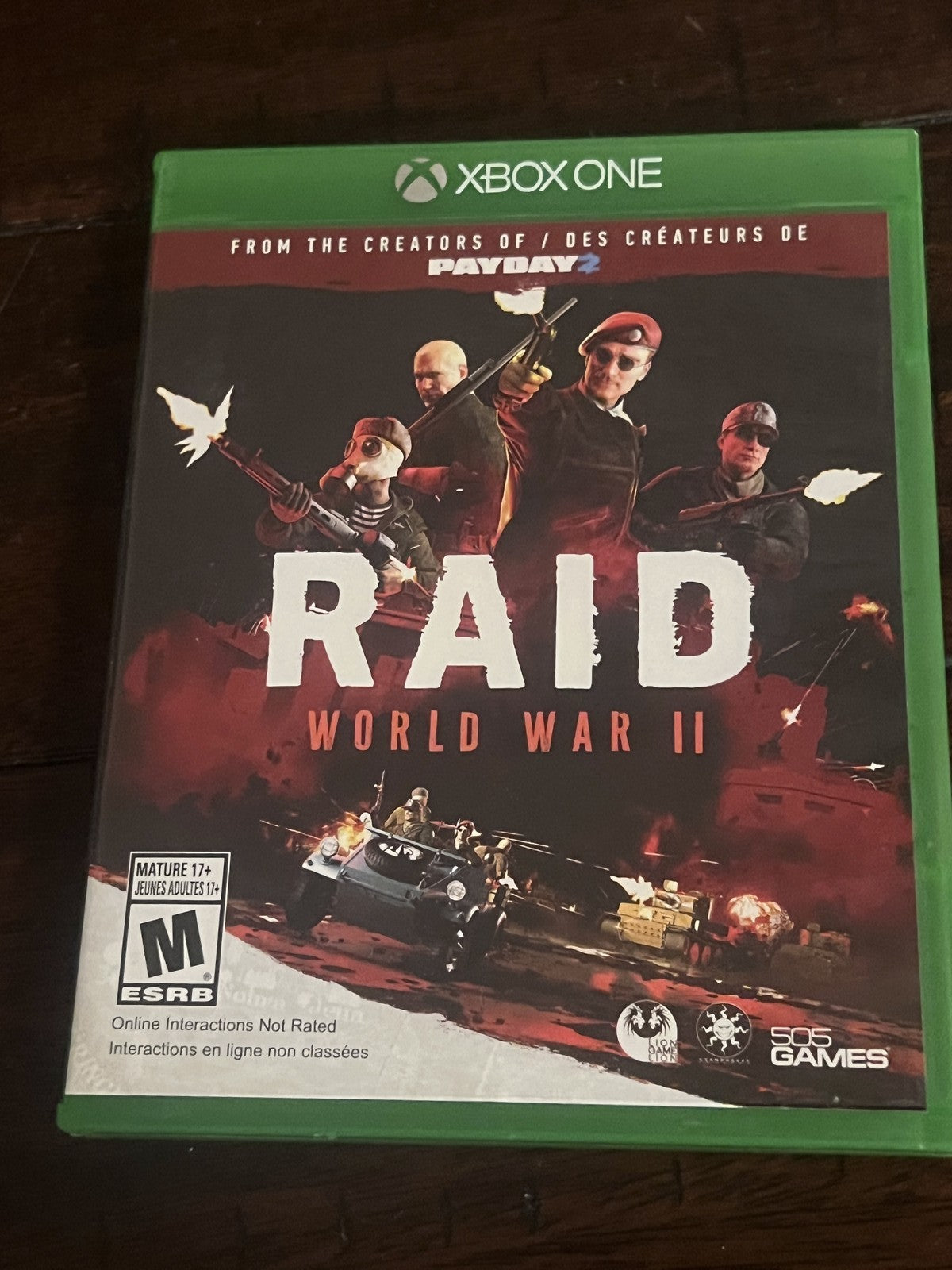 Raid: World War II (Microsoft Xbox One, 2017) CIB COMPLETE