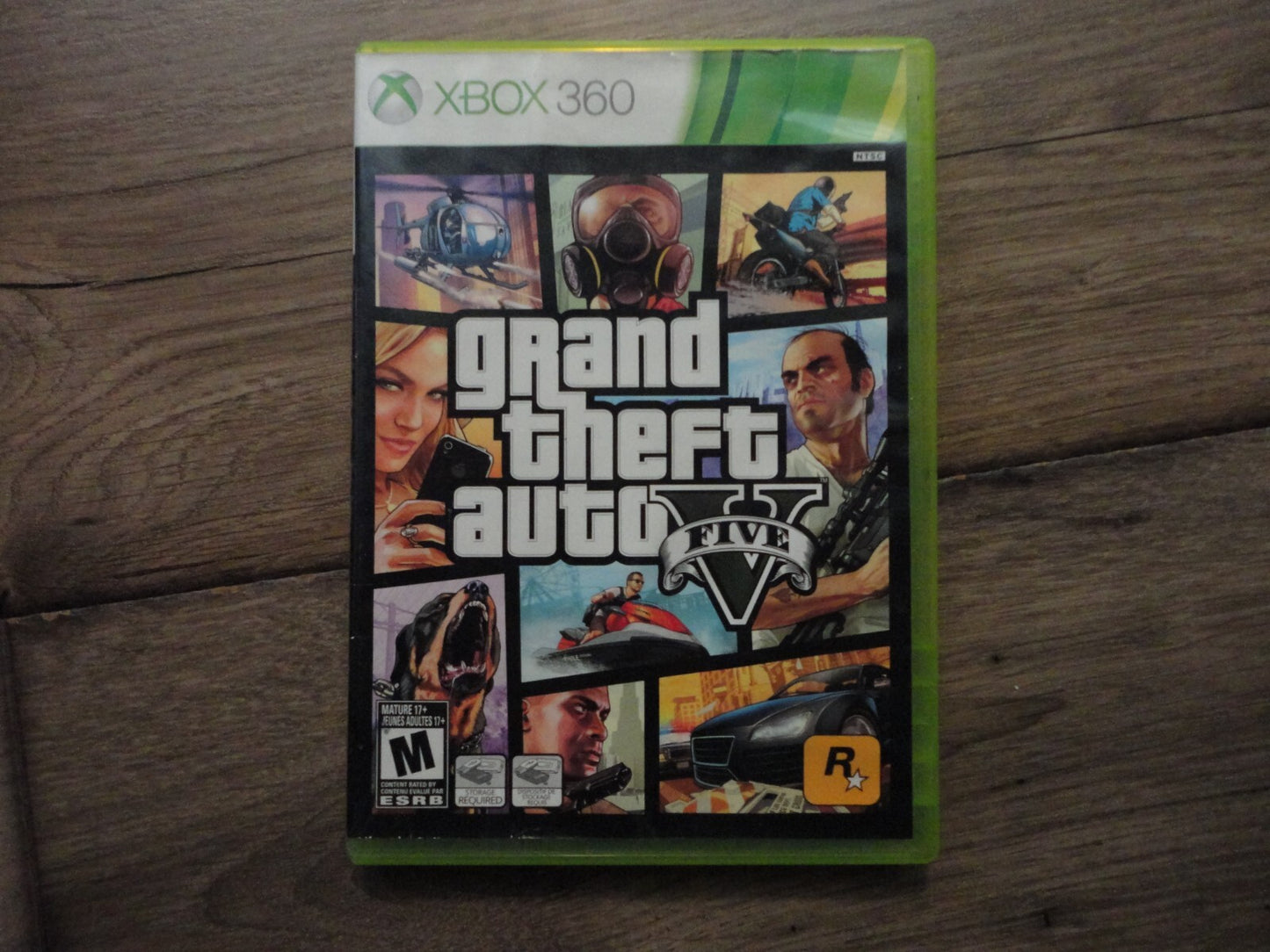 Grand Theft Auto V (Microsoft Xbox 360, 2013) NO MANUAL