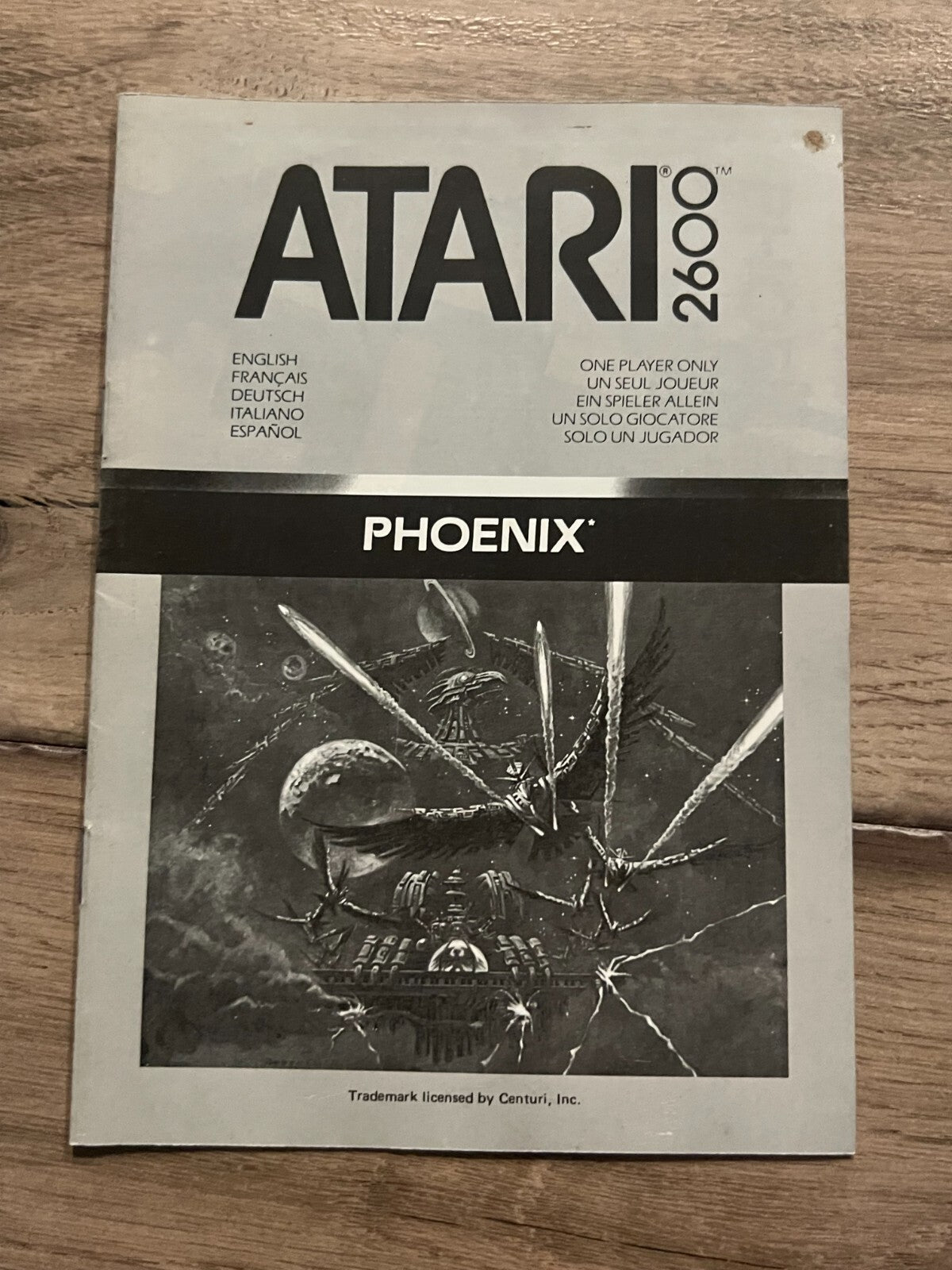 Phoenix (Atari 2600, 1982) MANUAL ONLY