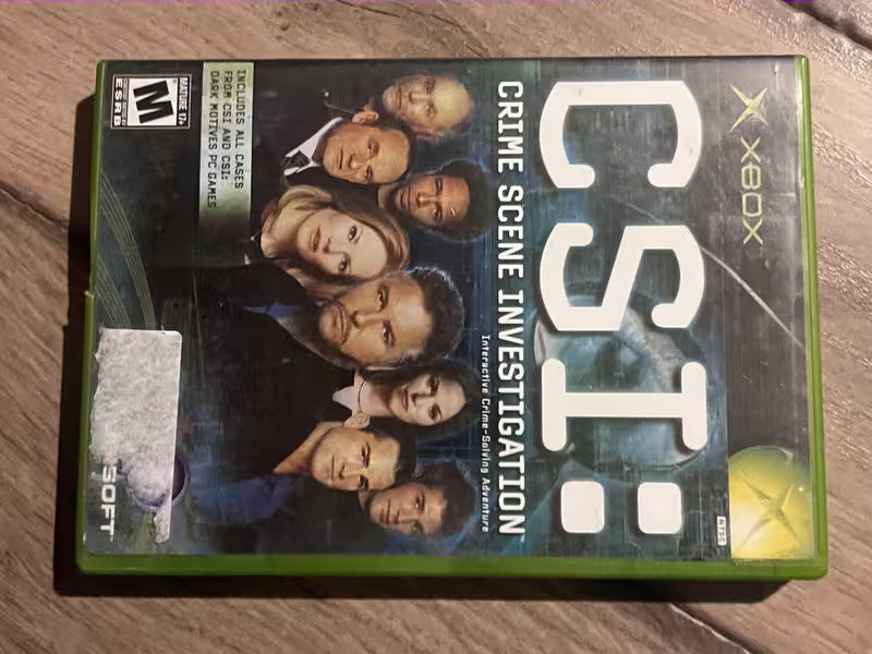 CSI Crime Scene Investigation (Microsoft Xbox, 2004) CIB