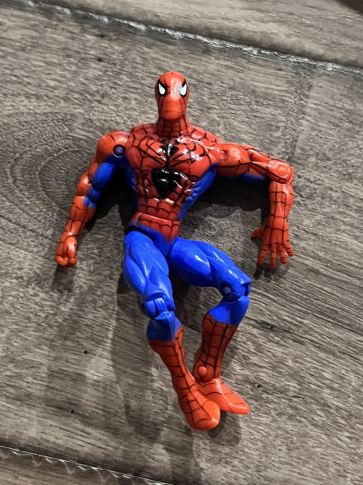 Spider-Man Figurine Vintage Spiderman Toy Biz 1998 13cm Sneak Attack Bug Buster
