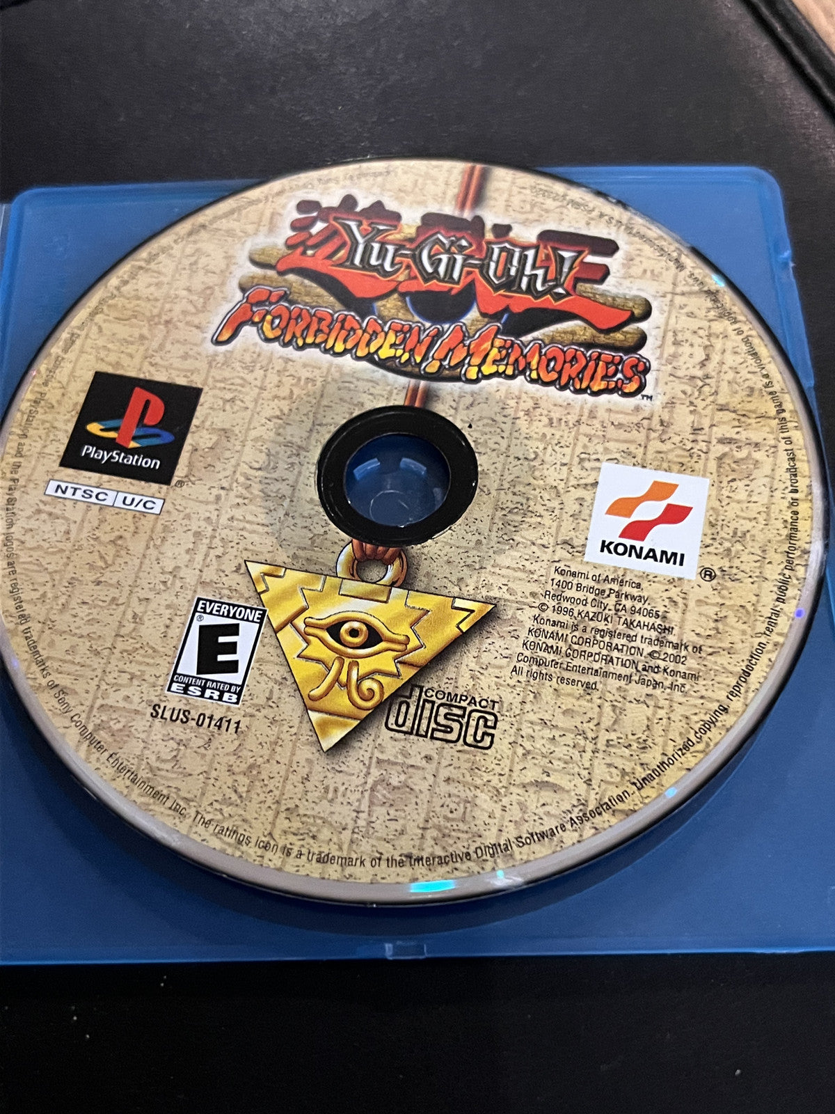 Yu-Gi-Oh Forbidden Memories (Sony Playstation 1 PS1, 2002) DISC ONLY