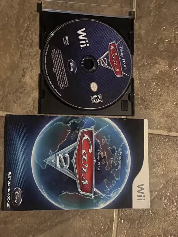 Disney Pixar Cars 2: The Video Game (Nintendo Wii, 2011) DISC + MANUAL ONLY