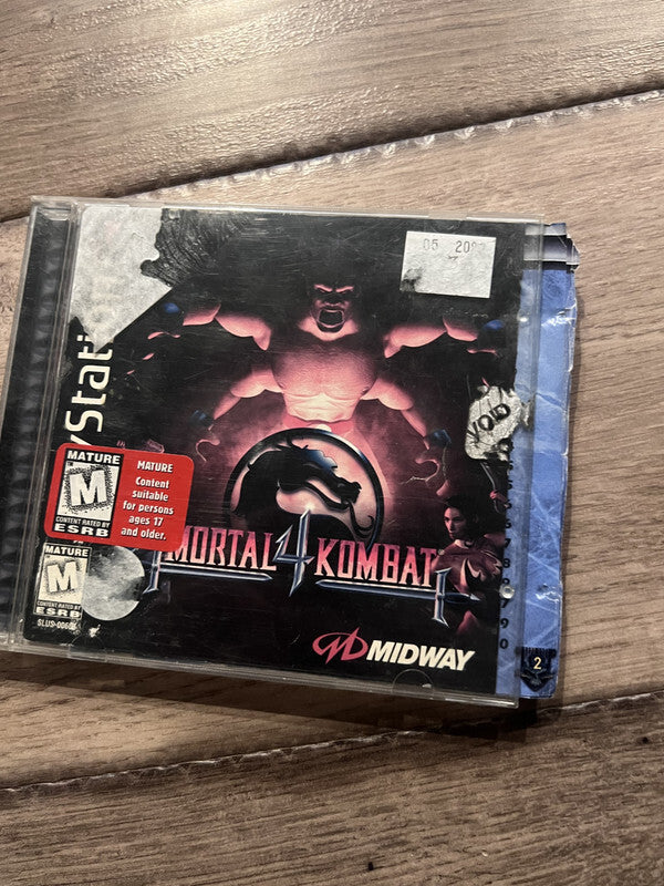 Mortal Kombat 4 (Sony Playstation 1 PS1, 1998) CIB