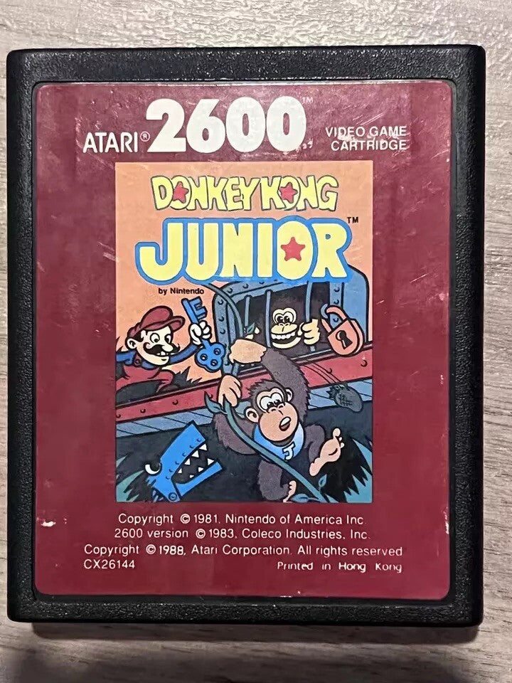Donkey Kong Junior (Atari 2600, 1983) CART ONLY