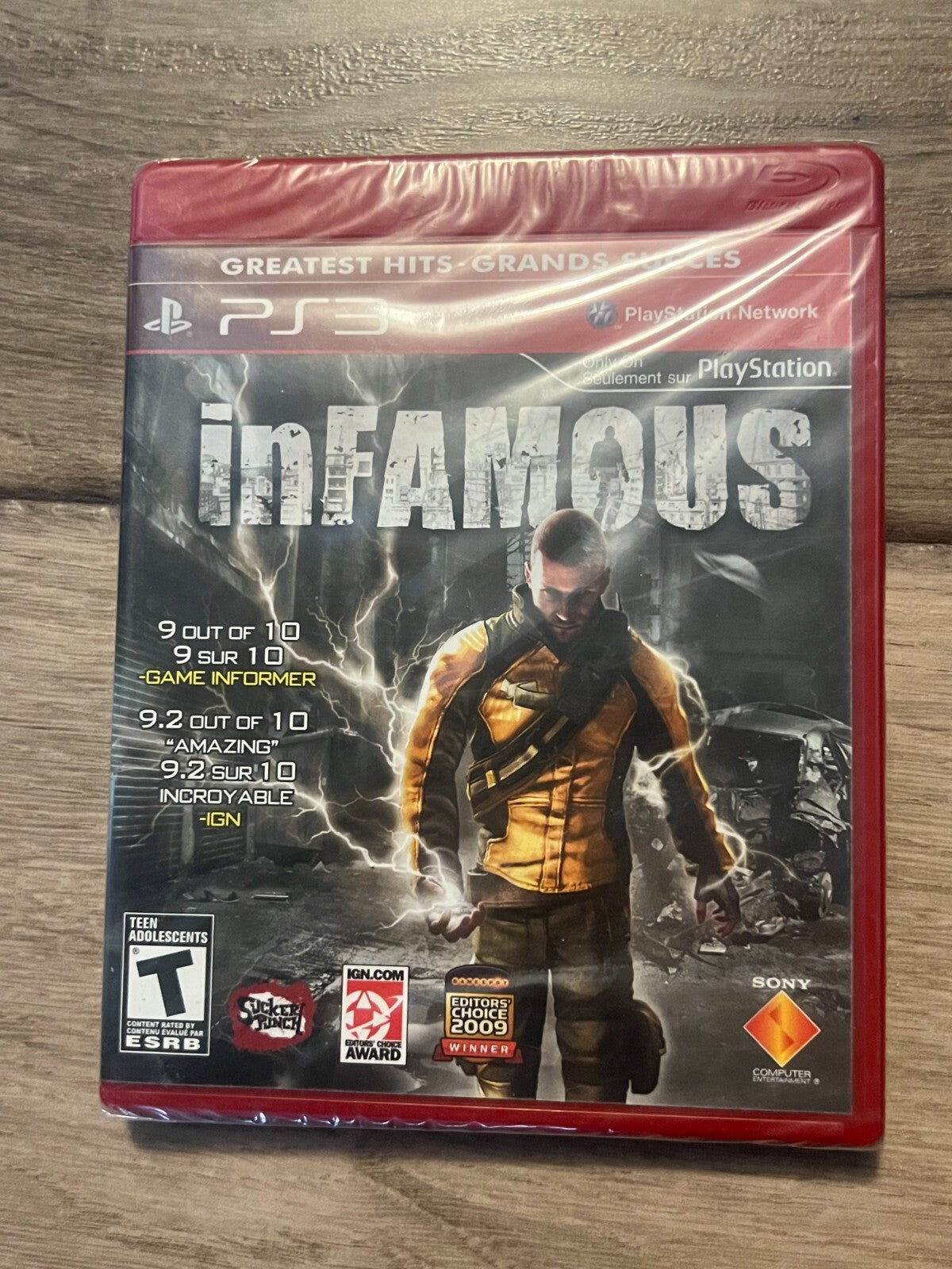 inFamous: Greatest Hits (Sony PlayStation 3, 2009) NEW SEALED