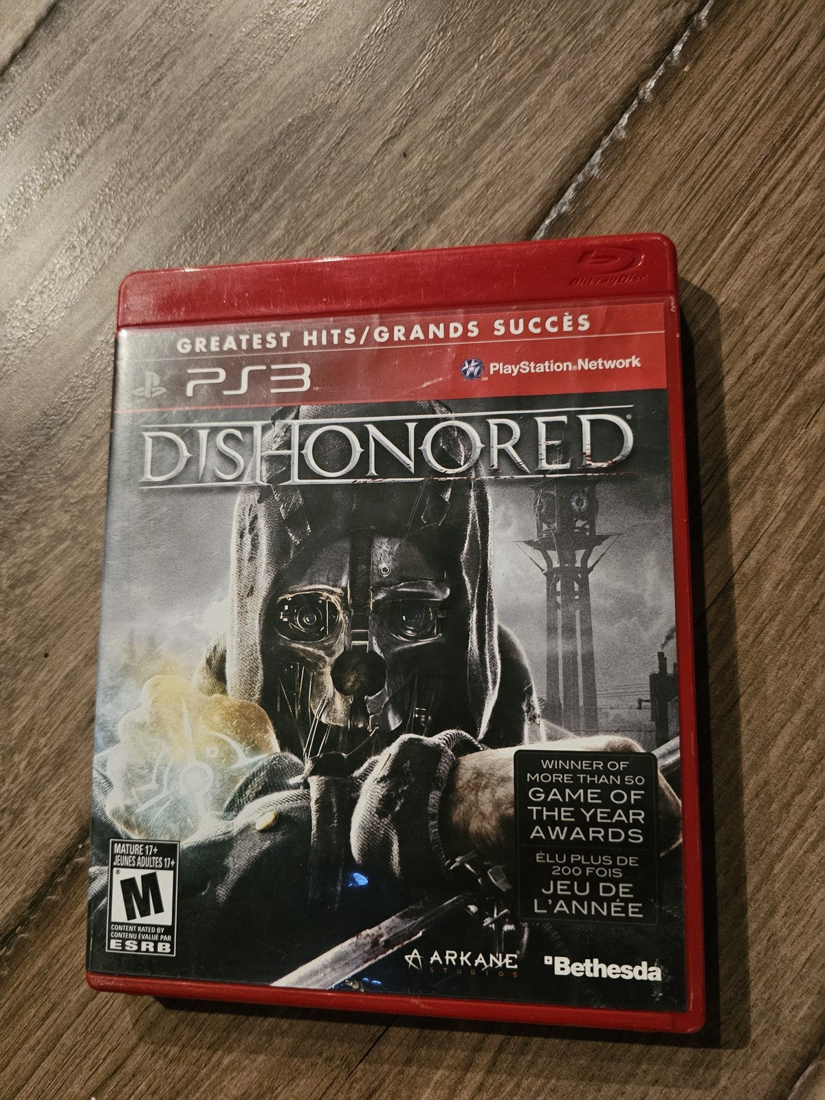 Dishonored (Sony Playstation 3 PS3, 2012) CIB COMPLETE