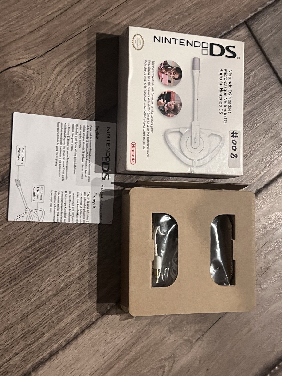 Nintendo DS Headset Like New Complete In Box CIB