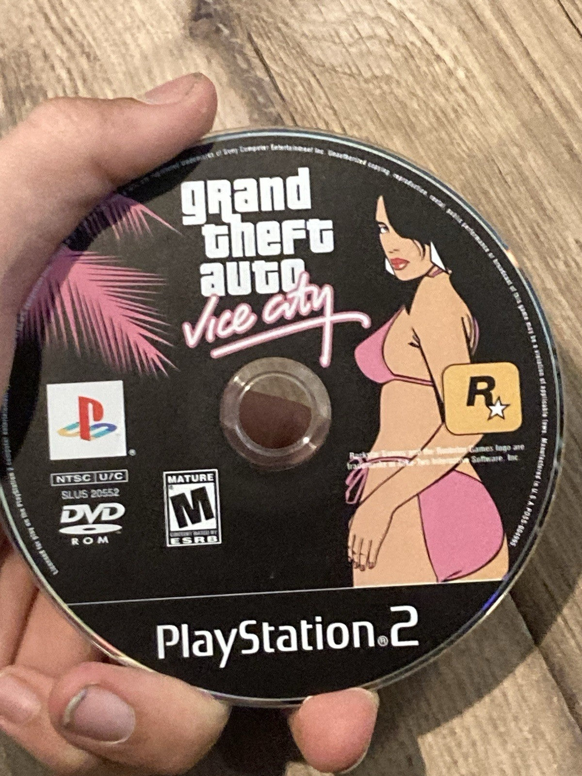 Grand Theft Auto: Vice City (Sony PlayStation 2, 2002) DISC ONLY