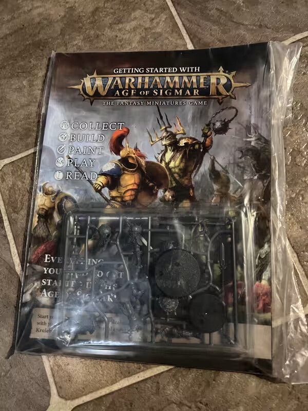 Getting Started with Warhammer Age of Sigmar Guide with Free Minature NEW