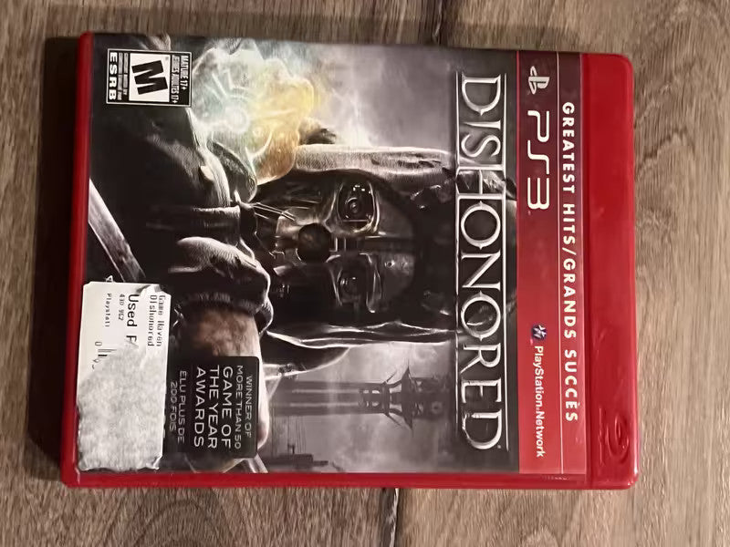 Dishonored: Greatest Hits (Sony Playstation 3, 2012) CIB