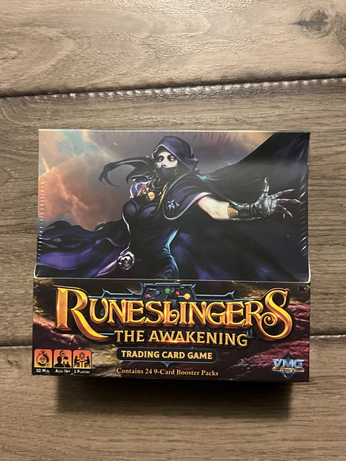 Runeslingers TCG Sealed Kickstarter Booster Box 24-9 Card Packs NEW