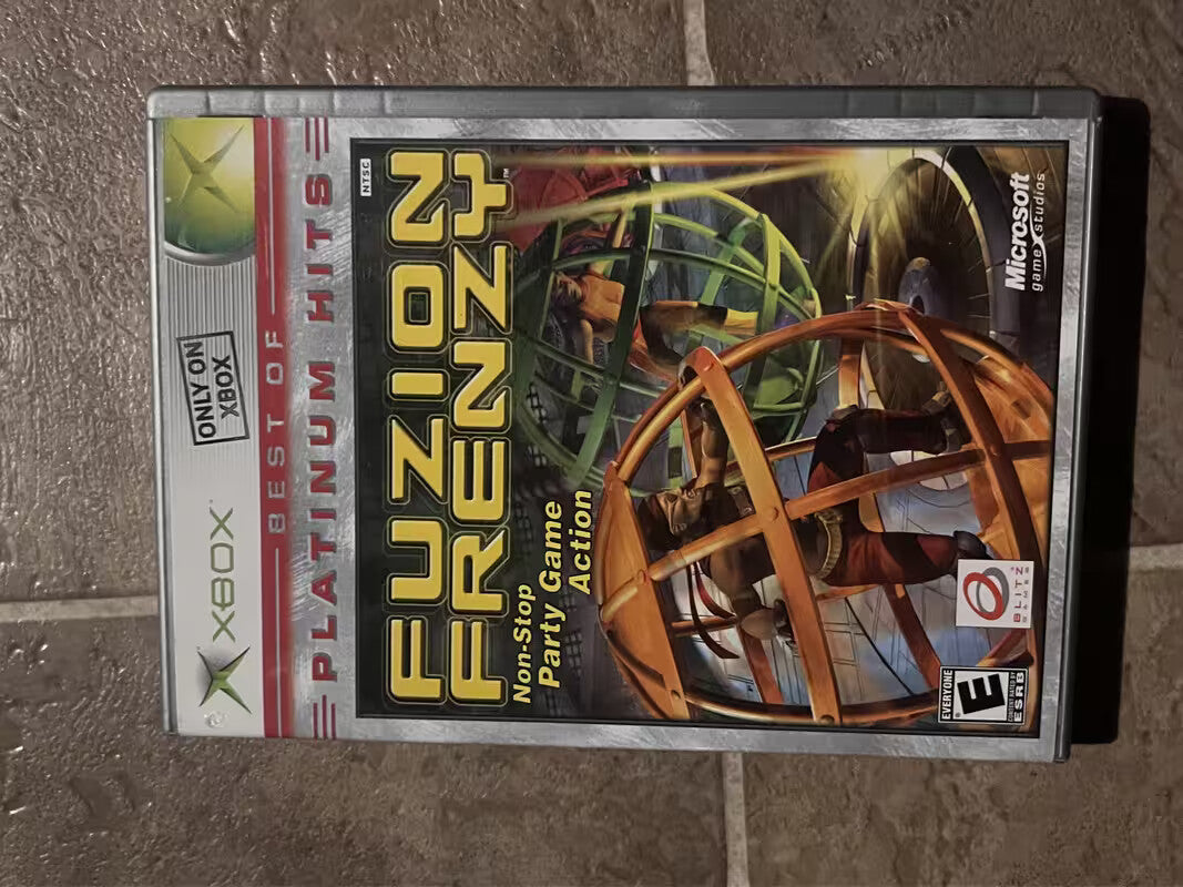 Fuzion Frenzy (Microsoft Xbox, 2001) CIB COMPLETE