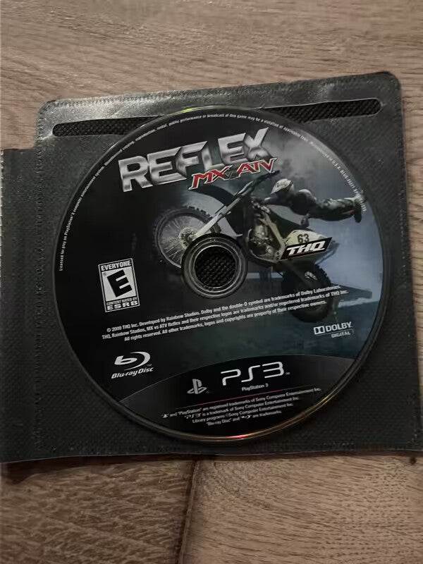 MX vs. ATV Reflex (Playstation 3, 2009) DISC ONLY