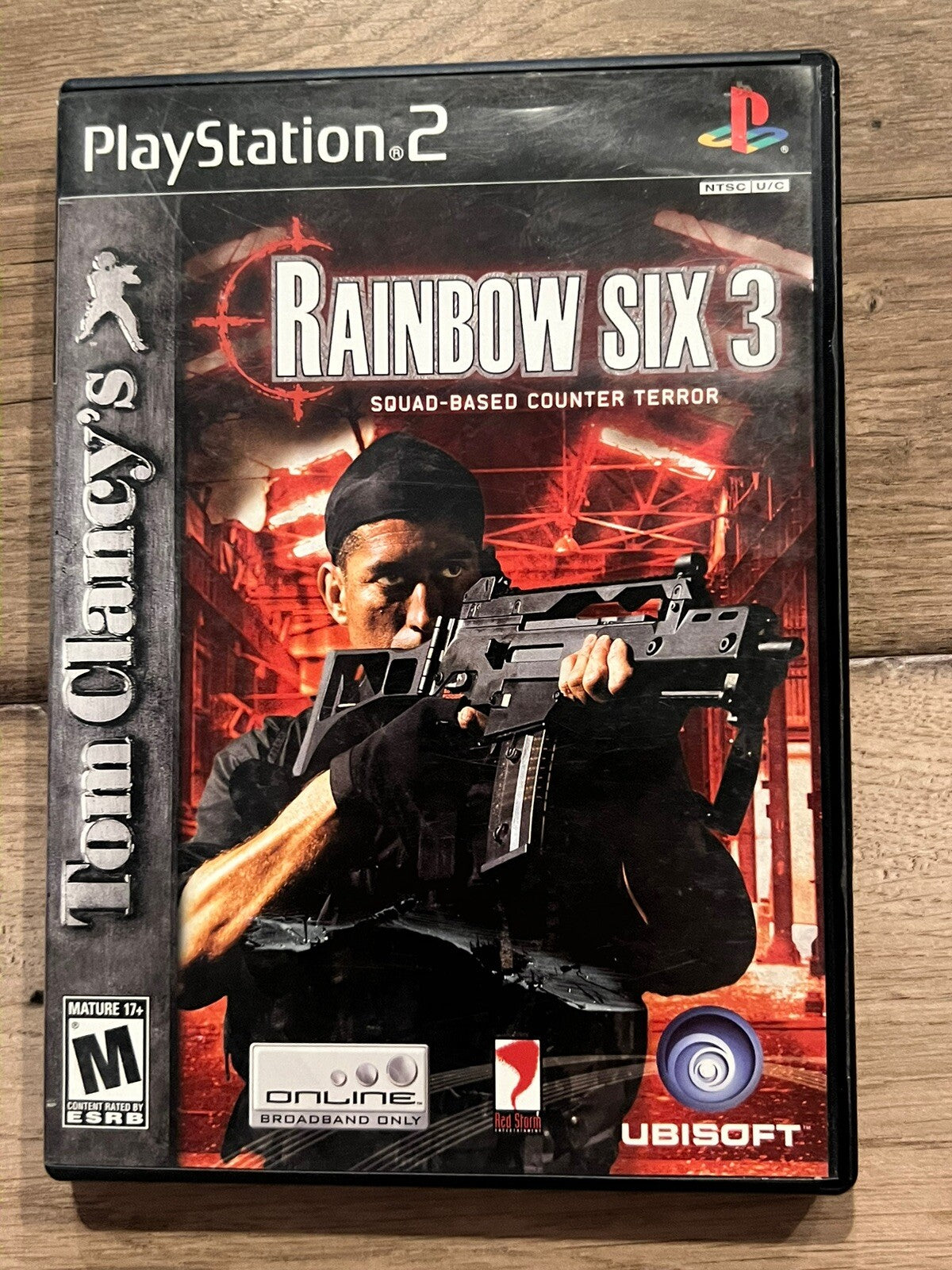 Tom Clancy's Rainbow Six 3 (Sony PlayStation 2, 2004) NO MANUAL
