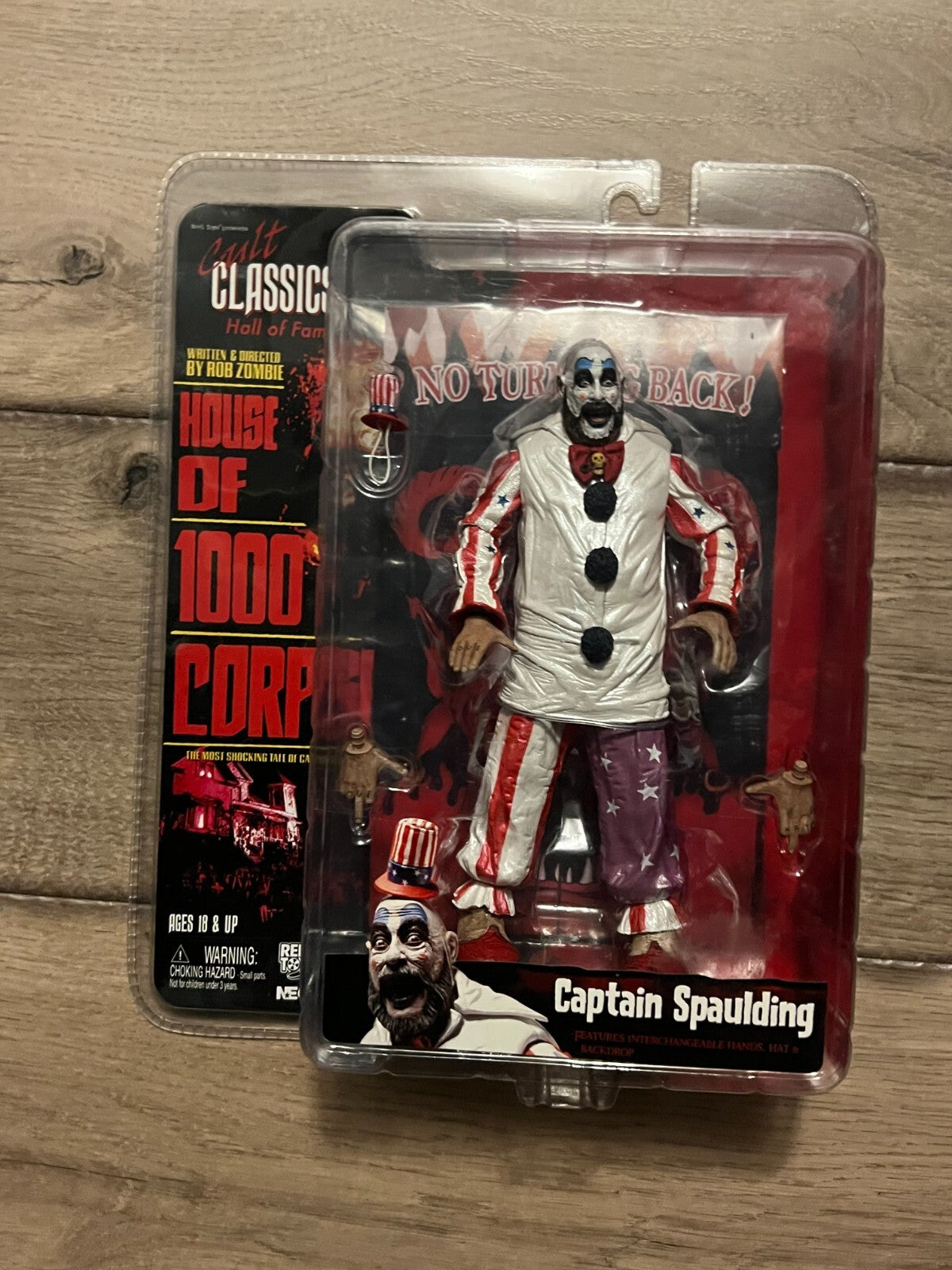 NECA Captain Spaulding House of 1000 Corpses Figure 2008 Cult Classic Figure