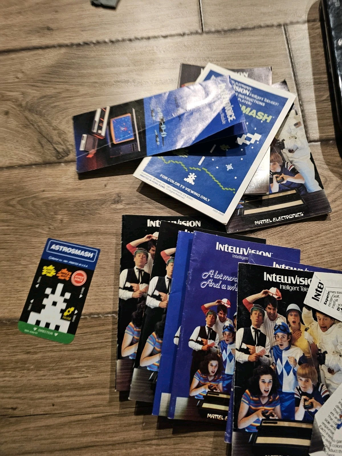 Lot Of Vintage Intellivision Pamphlets Manuals Catalogs Nice