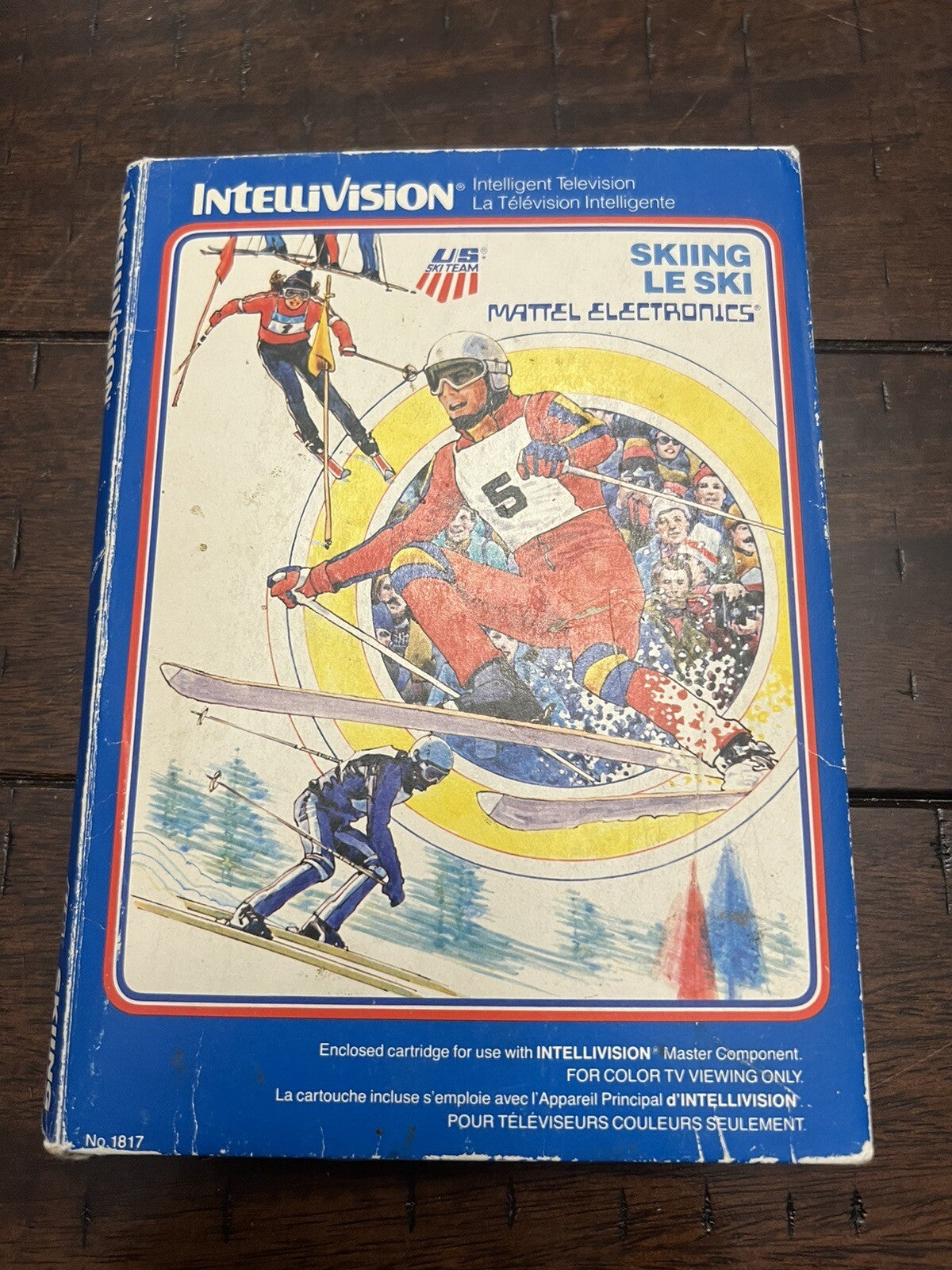 Skiing (Intellivision, 1980) WITH OVERLAYS NO MANUAL