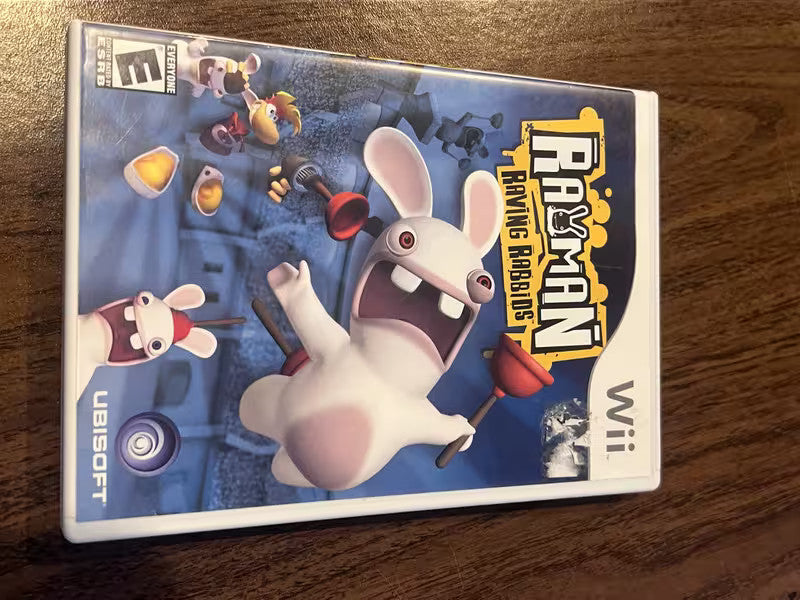 Rayman Raving Rabbids (Nintendo Wii, 2006) CIB COMPLETE