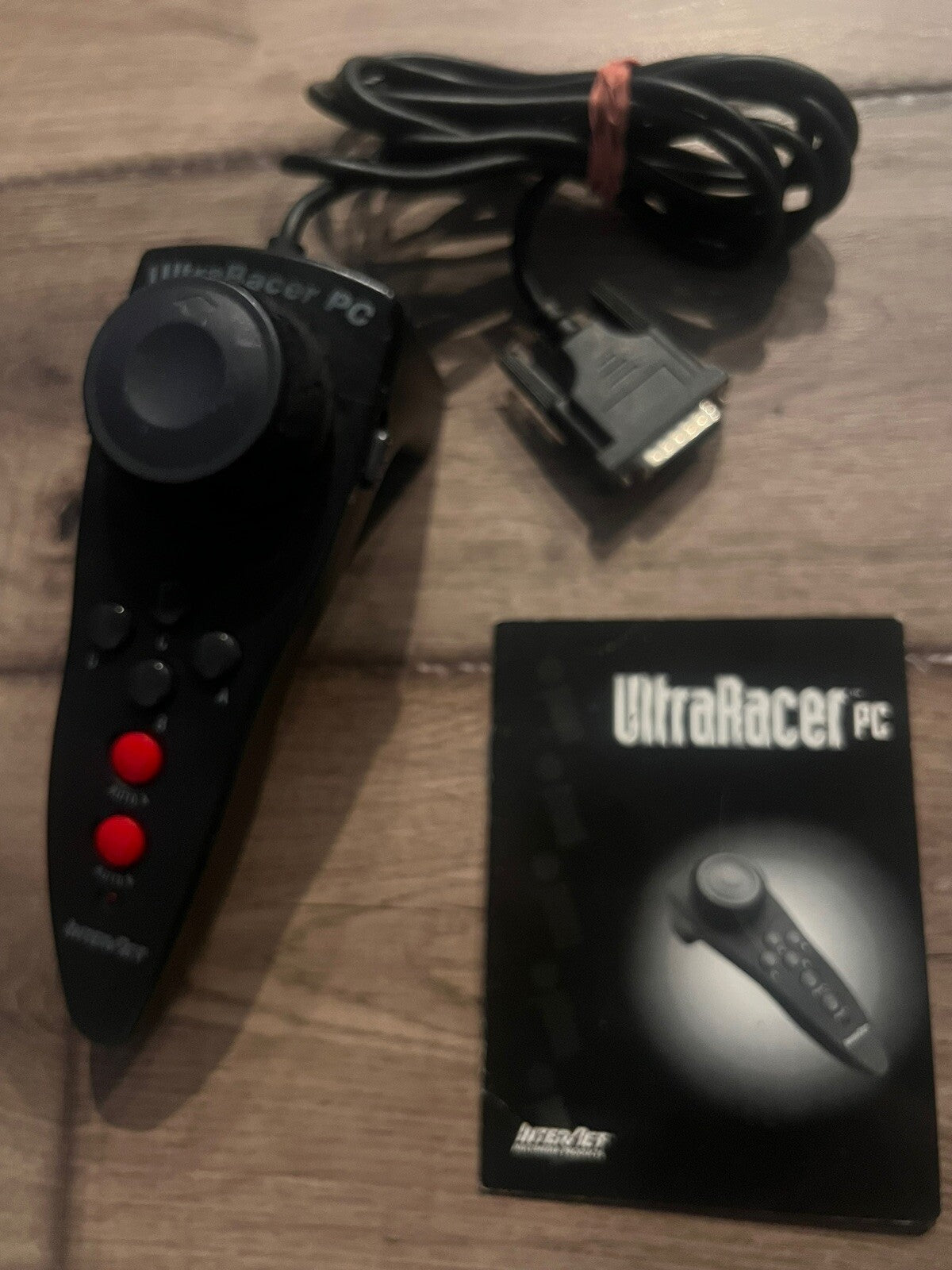 InterAct UltraRacer PC SV-284 Analog Wheel Controller Used WithManual