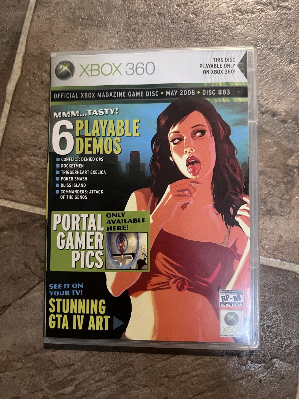 Official Xbox Magazine Xbox 360 Playable Game Demo Disc #83 2008 Turning Point
