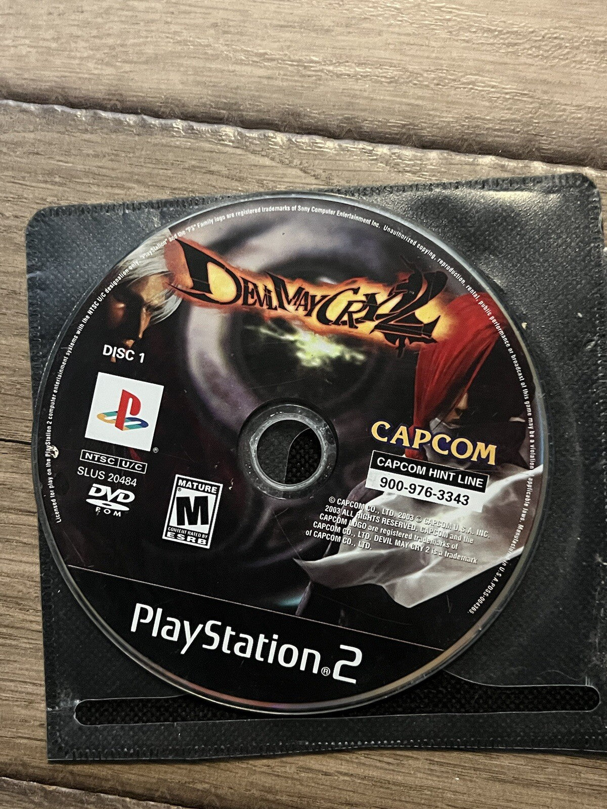 Devil May Cry 2 (Sony PlayStation 2, 2003) DISC 1 ONLY