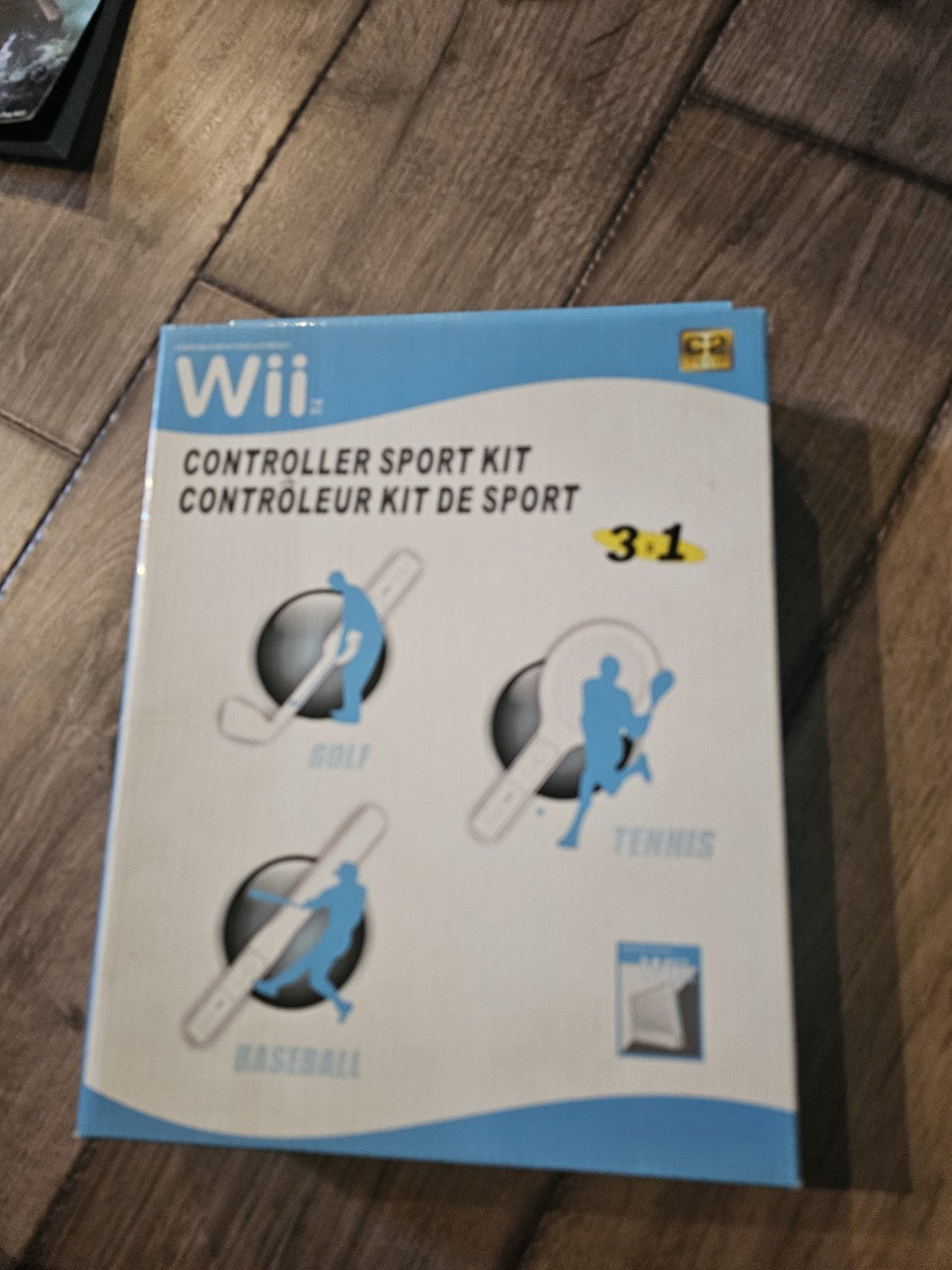Sports Kit For Wii 3 In 1 C2 Tech Golf, Baseball, Tennis