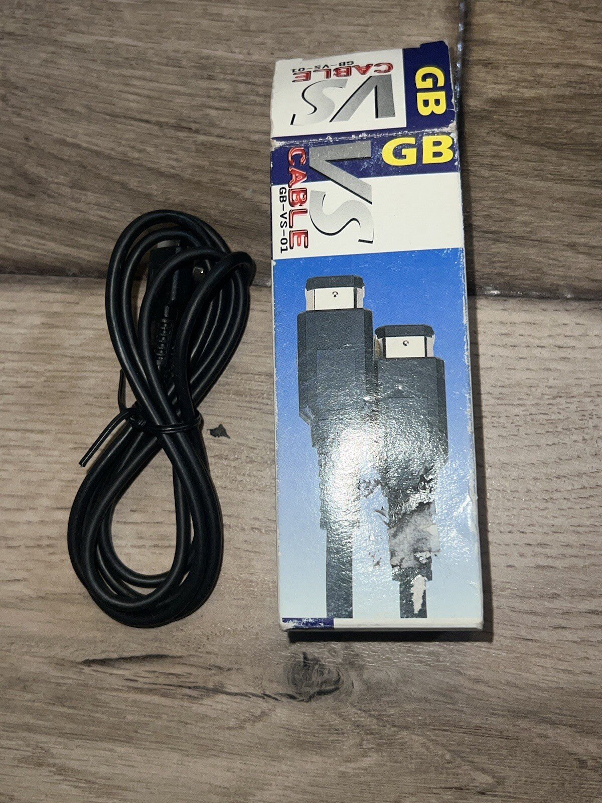 GB VS Cable GB-VS-01 Third Party Game Boy Link Cable Japanese CIB WITH BOX