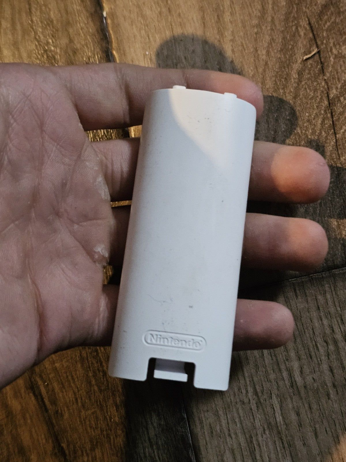 Genuine OEM Nintendo Wii Remote Replacement Back Battery Door Cover White