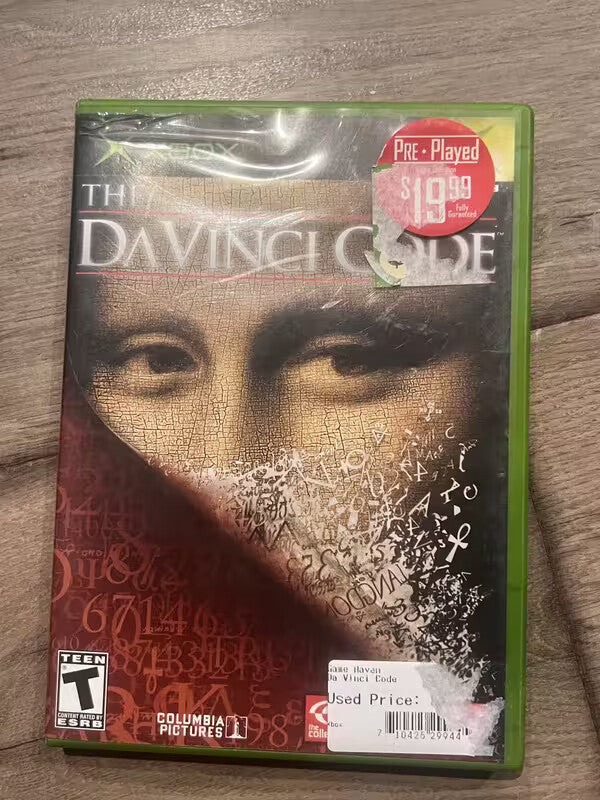 The Da Vinci Code (Microsoft Xbox, 2006) CIB